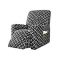 thumbnail image 1 of Housse de Fauteuil Inclinable en Sergé Imprimé. Housse de Fauteuil Inclinable Extensible en une Seule Pièce. Housse de Fauteuil Inclinable Sans Bretelles pour Salon, 1 of 5
