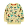 thumbnail image 2 of ATAIKU 2-7Y Toddler and Little Boys Dinosaur Sweatshirts Cotton Long Sleeve Pullover Crewneck Tops for Kids Boy, 2 of 8