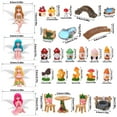 thumbnail image 3 of topjuju 29 Pcs Miniatures Fairy Garden Accessories, Mini Resin Fairy Figurines, Cute Tiny Gnome Mushroom Bridge Chairs for DIY Home Outdoor Micro Landscape Terrarium Ornaments, 3 of 3