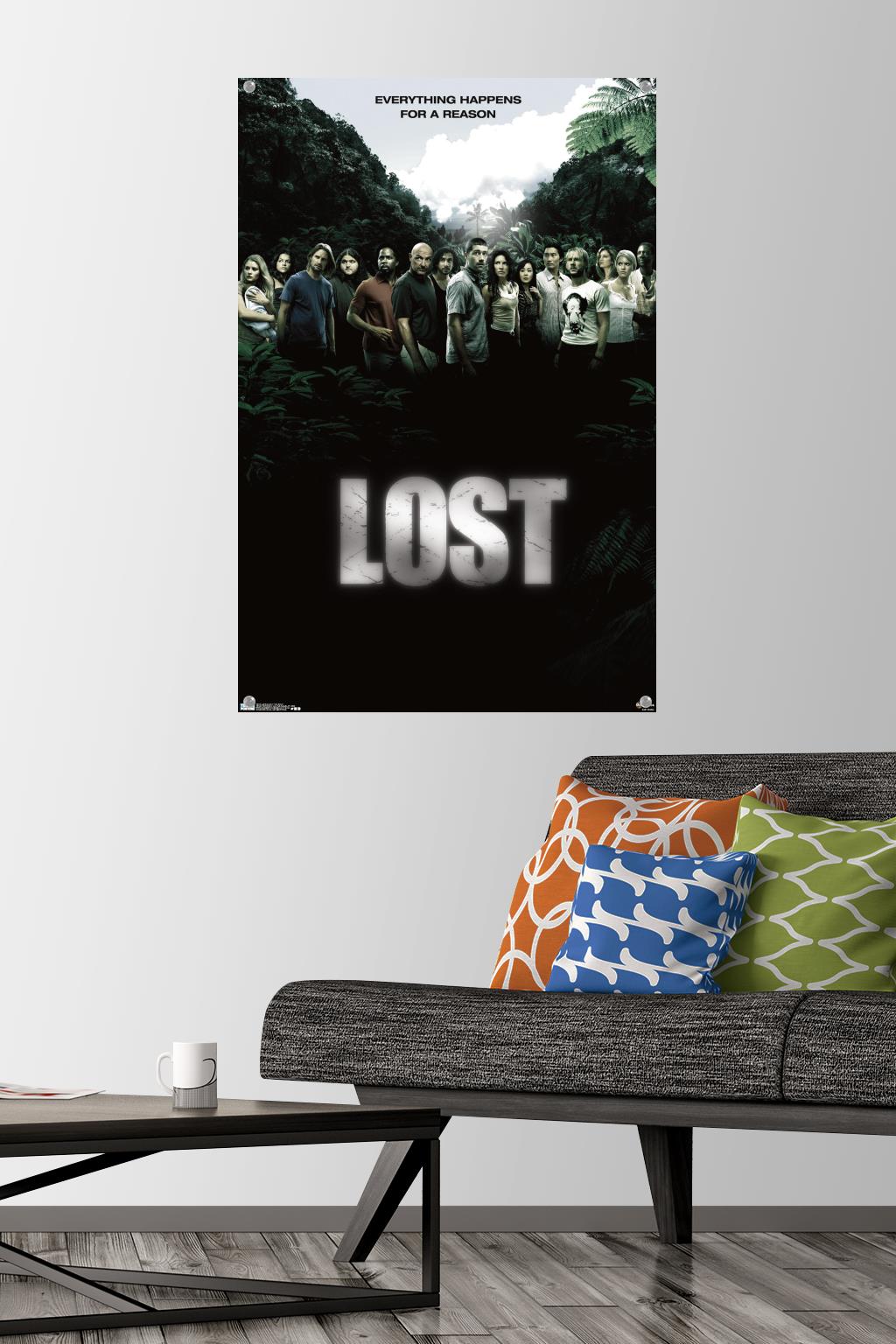 Lost Season 2 - One Sheet Wall Poster with Pushpins, 22.375" x 34"