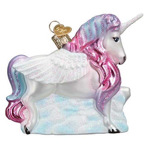 Old World Christmas Ornaments Alicorn Glass Blown Ornaments for Christmas Tree