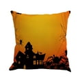 thumbnail image 5 of 4Pack Halloween Throw Pillow Covers - Halloween Pumpkin Printing Polyester Covers Square 18x18 inch for Sofa Bed Couch, 5 of 6