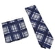 thumbnail image 4 of Corbatas Para Hombre, Cuadrícula De Durabilidad Material Combinación Perfecta Uso Fácil Conjunto De Corbata Para Hombre Con Pañuelo De Bolsillo Para Corbatas De, 4 of 7
