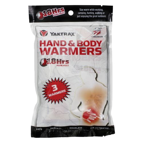 Yaktrax Hand and Body Warmer, 3 Pack by Yaktrax