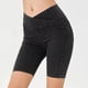 thumbnail image 4 of MKLEKYY Pantalones Cortos De Mezclilla Para Mujer, De Moda, De Cintura Alta, Elásticos, Deportivos, Con Bolsillo, Para Fitness, Pantalones Cortos De Ciclismo De Cinco Puntos, De Mezclilla, 4 of 4