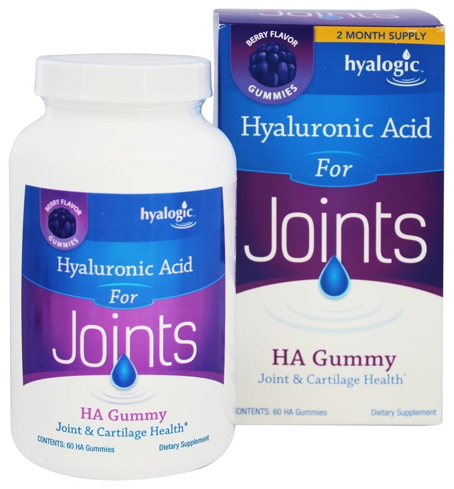 Hyalogic Hyaluronic Acid for Joints Berry Flavor 60 Gummies