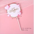 thumbnail image 1 of Happy Mother's Day Cake Topper Silk Gauze Skirt Best Mom Birthday Party Flowers Heart Butterfly Cupcake Baking Decor Tools Flag Gao Jinjia LED, 1 of 2