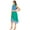 Green&Blue, variant on inhzoy Women's Color Block Ballet Dance Chiffon Contemporary Dance Dress