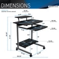 thumbnail image 4 of Graphi Tech Compact Computer Cart, 4 of 14