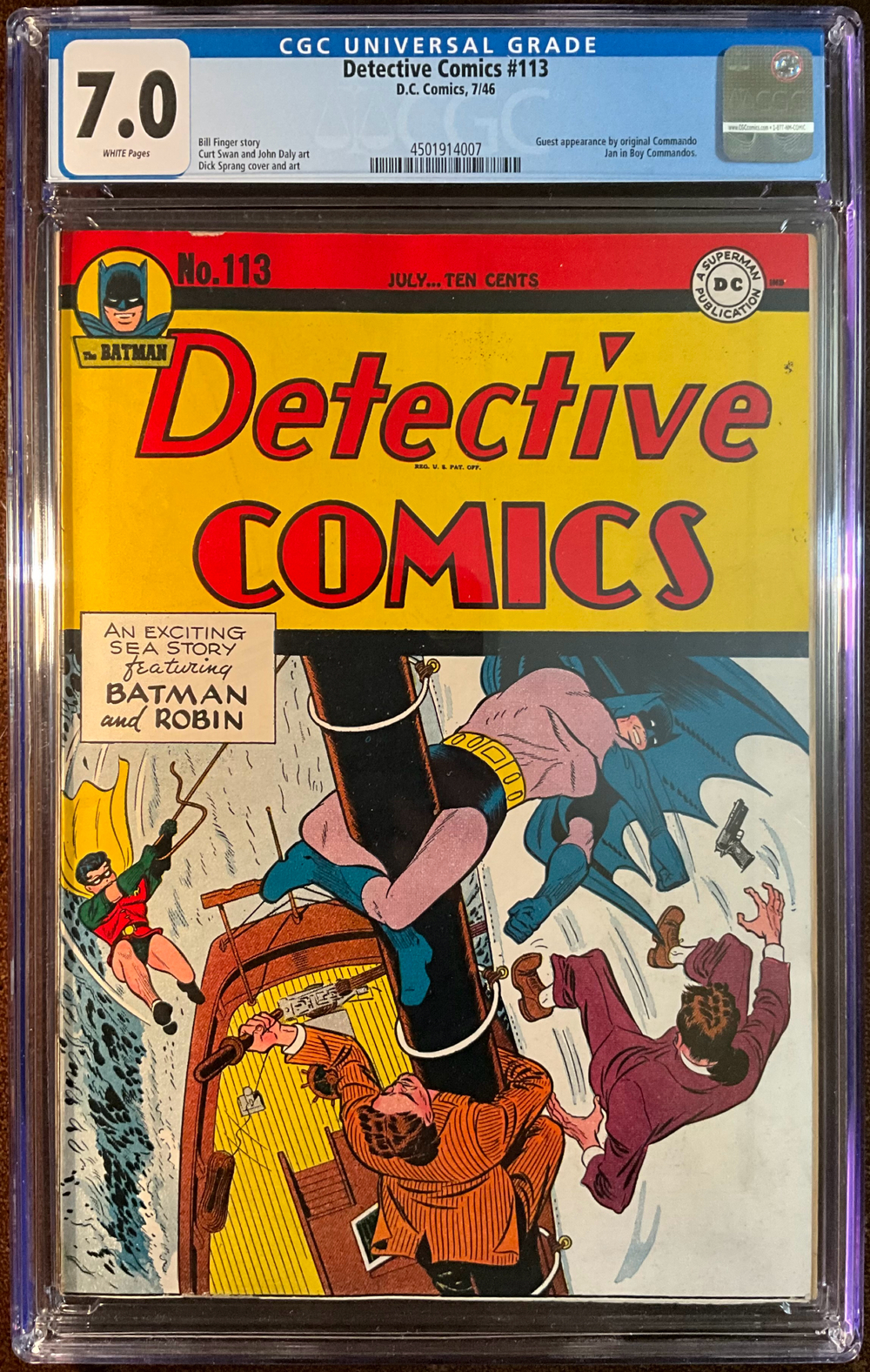 Cover of Detective Comics #113