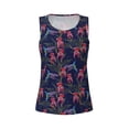 thumbnail image 4 of Lsque Flowers And Humming Bird Printed Workout Tank Tops for Women, Athletic Sports Tank Tops, Compression Sleeveless Dry Fit Shirts,Sleeveless Yoga Shirt-Medium, 4 of 9