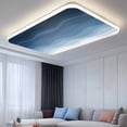thumbnail image 2 of Fluorescent Light Covers 2 Pack 4x2 ft Ombre Blue White Wave Texture Ceiling Light Covers Abstract Stripes Light Filters for Classroom, Office & Home, Drop Ceiling Light Covers, 2 of 8
