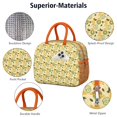 thumbnail image 4 of Lunch Bag Lunch Box for Women Reusable Insulated Lunch Bags,Water-Resistant Lemon Print Cooler Lunch Tote Bag, Large Capacity for Work Travel Picnic, 4 of 6
