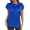 Blue, variant on Womens Fashion Tees Tops Elegant Bow Neck Satin Blouse Summer Spring Ribbon Collar Basic Slim Undershirts