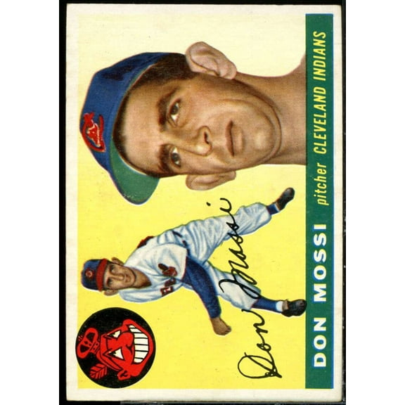 Don Mossi Rookie Card 1955 Topps #85
