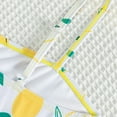 thumbnail image 5 of GYRATEDREAM Girls One Piece Swimsuit Kids One Shoulder Sleeveless Ruffle Trim Swimwear Fashion Print Cut Out Bathing Suit Yellow for 5-14Y, 5 of 8