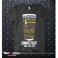 thumbnail image 3 of Connecticut Beer Shirt - Dark Heather Beer Lover Gift for Dad | 4XL Size Beer T-Shirt, 3 of 3
