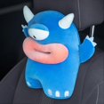 thumbnail image 1 of Cartoon Tissue Cover Multifunctional Car Seat Back Tissue Holder Plush Napkin Box for Vehicle 3, 1 of 2