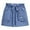 #01-Blue, variant on Jean Shorts for Girls Cute Straight Leg Midi Denim Shorts Kids Summer Elastic High Waist Jorts Tween Y2K Pants