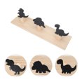 thumbnail image 4 of Shisuyan 1Set Wooden Row Hook Multi-function Hanger for Homeowners Parents, 4 of 8
