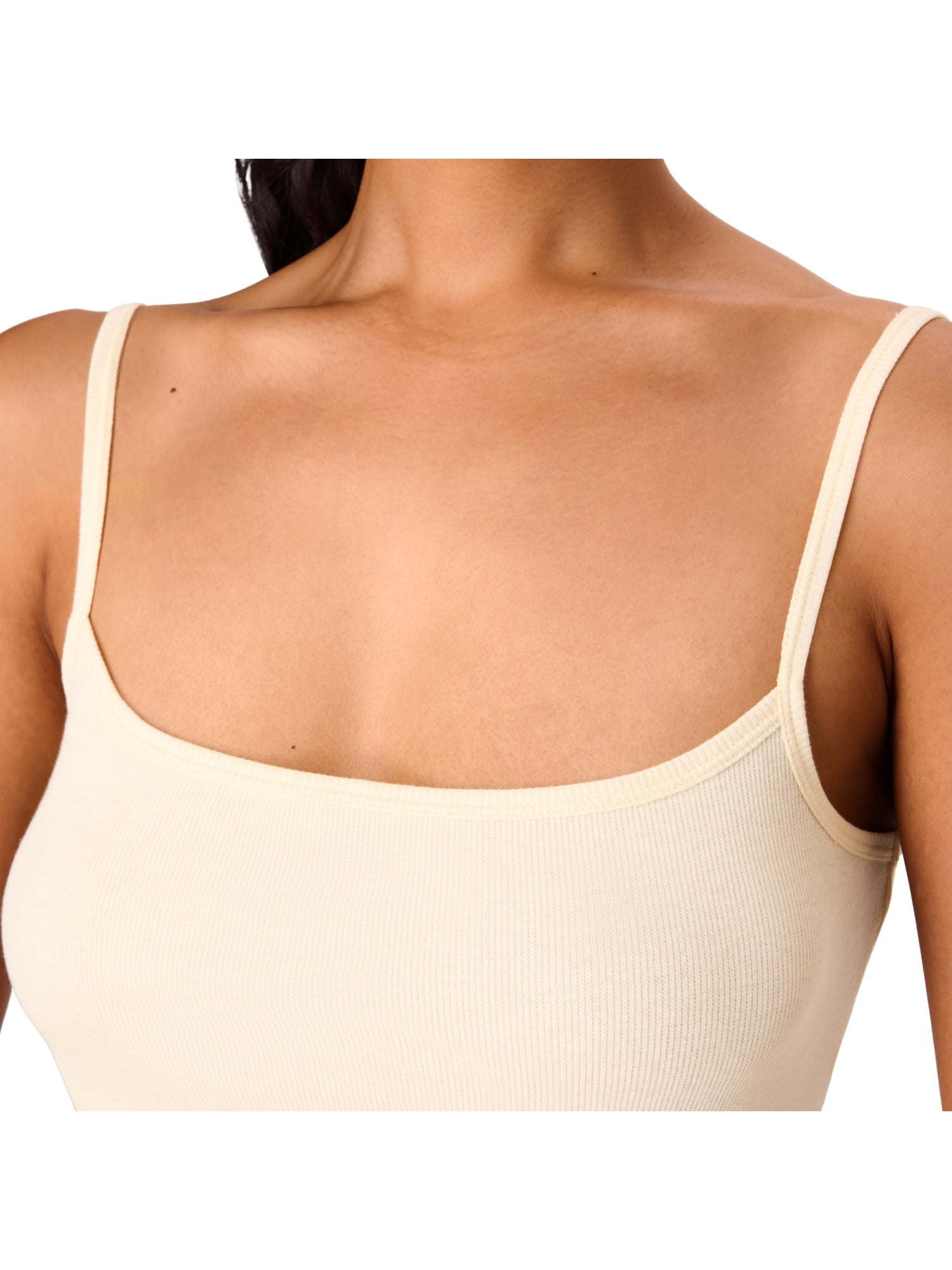 Hanes Originals Women's SuperSoft Comfywear Rib Sleep Crop Cami, Sizes S to 2X