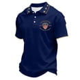 thumbnail image 6 of Dwelliawo Men's 250 Anniversary Usa Shirt We the People Freedom Patriotic Polo Shirts 1776-2026 Casual Shirt Short Sleeve Tee M Dark Blue M, 6 of 6