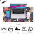 thumbnail image 5 of Long Mouse Pads for Desk,Shiba Inu and Pioneer Flower Desk Mats on Top Of Desks, Desk Mouse Pad Extra Large with 3mm Non-Slip Base and Stitched Edge for Gaming,Office,Work,Home 31.5"x15.7", 5 of 6