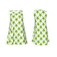 thumbnail image 7 of Logiee Cute green monster Print Summer Dresses for Women,Beach Sleeveless Flowy Pocket Tshirt Tank Sundresses,Women's Sleeveless Dress, 7 of 7