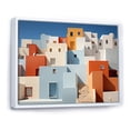 thumbnail image 2 of Designart "horizon Colorful Geometry Building II" Architecture Floater Framed Canvas Art Print, 2 of 7
