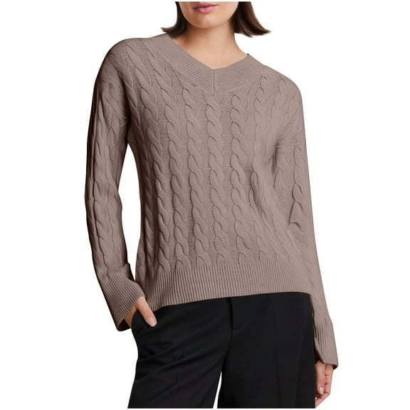 My Items BeiFu Sweaters for Women Plain Long Sleeve Pullover Petite Top Airport Outfits 2025 Casual Sweaters For Women Long Sleeve Shirts