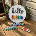 thumbnail image 6 of Seasonal Door Hanging Decoration Replaceable Plate Front Door Decorative Block for Home and Seasonal Celebrations, 6 of 8