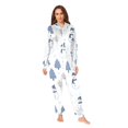 thumbnail image 2 of FORMRS Onesies Pajama for Adults Unisex Hoodie Winter Jumpsuit One Piece Sleepwear, Sizes S-2XL, Cartoon Snowmen, 2 of 7
