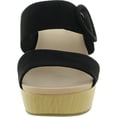 thumbnail image 2 of Dr. Scholl's Shoes Womens Bayside Faux Suede Comfort Platform Sandals, 2 of 3