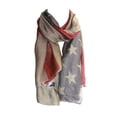 thumbnail image 3 of Long American Flag Square Scarf 2 PACK, Olive, 3 of 3