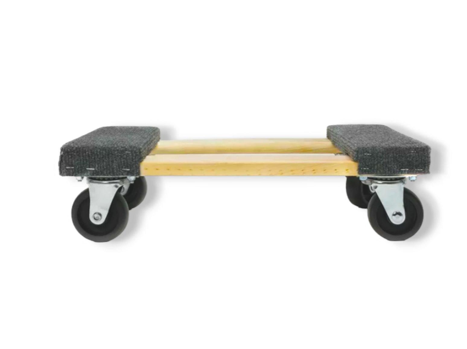 Franklin Moving Dolly 18 x 12 in Hardwood Swivel Casters Mover, 1000 lbs Capacity Furniture Dolly.