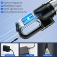 thumbnail image 4 of Car Vacuum Portable , 18000Pa 2 in 1 Vacuum Cleaner&Air Duster, 130W Brushless Motor with 7000mAh Battery, LED Light, Multi-Nozzles for Car, Home, Office, Pet, 4 of 8