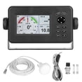 thumbnail image 1 of HP-Navegador GPS marino 528A con pantalla LCD a color de 4,3 pulgadas y localizador de alarma, transpondedor AIS clase B combinado, 1 of 12