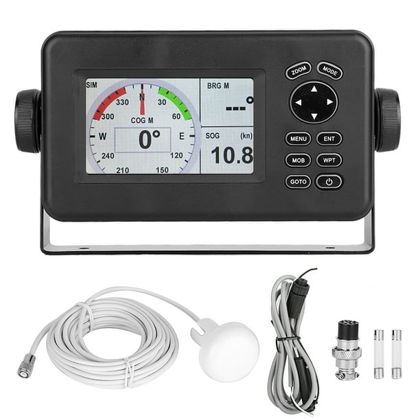 HP‑528A Navegador GPS marino con pantalla LCD a color de 4,3 pulgadas Localizador de alarma Combinación de transpondedor AIS Clase B Jadeshay A