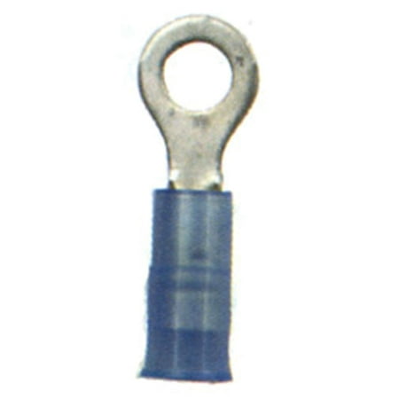 New Nylon Insulated Ring Terminal ancor 230245 Wire Range 6 Fastener 5/16" Blue