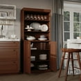 thumbnail image 4 of Palace Imports 100% Solid Wood 32" Pantry Cabinet, Solid Wood Doors, Mocha, 4 of 6