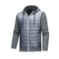 thumbnail image 1 of Ceisia Men's Thickened Hooded Sweater Jacket Zip Up Pockets Gift Long Sleeve Casual Outerwear, 1 of 8