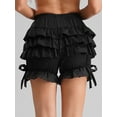 thumbnail image 4 of Eandarui Woman's Ruffle Bloomers Underwear Gothic Pumpkin Shorts Frilly Panties Booty Shorts Pants Black XXL, 4 of 6