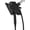 Brushed Black, variant on Shower Head with Handheld High Pressure, Rain Shower Head with Fixed Showerhead and 9 Sprays Handheld Shower, Detachable 2-IN-1 Shower head with 59" Rotatable Stainless Steel Hose (Black)