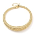 thumbnail image 2 of Iron Round Snake Chains Choker Necklaces Golden Inner Diameter: 5.12 inch(13cm), 2 of 4