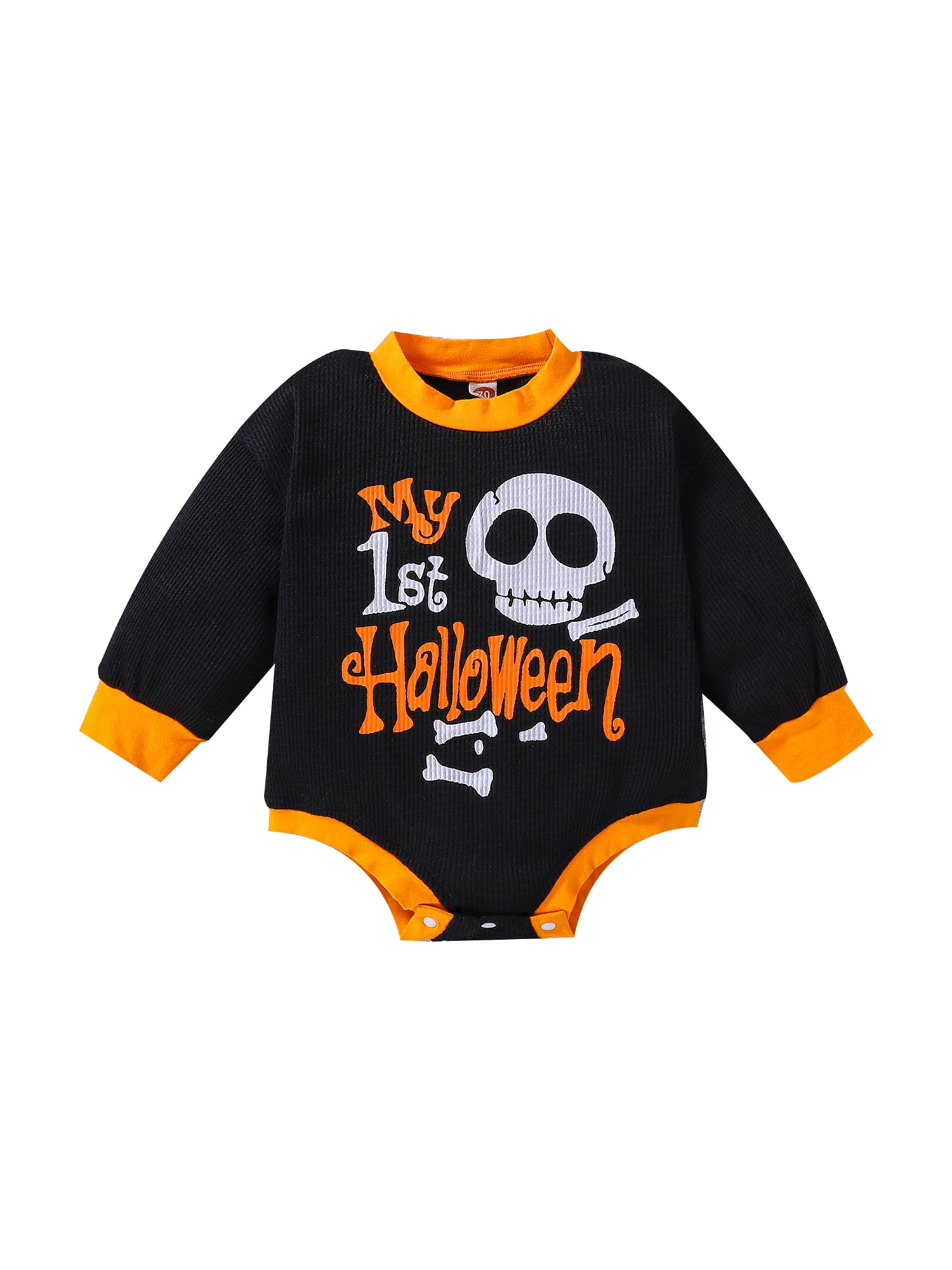 Long Pants Clothing Set for Kids Halloween Costume Outfits Gifts Boys Girls Unisex Clothes for 0-24 Months Weant Newborn Infant Toddler Baby Clothes Flower Skull Hoodies Sweatshirts 