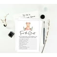 thumbnail image 4 of Inkdotpot 50Find The GuestBaby Shower Game Party Supply Gender Neutral Fox Animal Icebreaker Party Game, 4 of 5