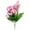 Pink, variant on Plastic Flowers for Outside Verdsylv Artificial Cemetery Memorial Flower Bouquet - Plastic Silk Bloom for Hanging Window Box - Home Table Centerpiece Decor - Outdoor Memorial Arrangement, Purple