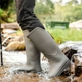 thumbnail image 2 of YOURDIARY Womens Mens Rain Boots Waterproof Non-Slip Knee-High Boots for Outdoor Walking, Wading through Water, Fishing, 2 of 7