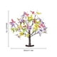 thumbnail image 3 of Luz de decoración de jardín para el hogar con luz de árbol de mariposa de color de simulación LED de 24 luces para interiores (55*30cm), 3 of 5