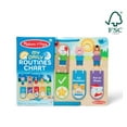 thumbnail image 1 of Melissa & Doug Wooden My Daily Day and Night Routines Chart for Boys and Girls 3+ - FSC Certified, 1 of 5